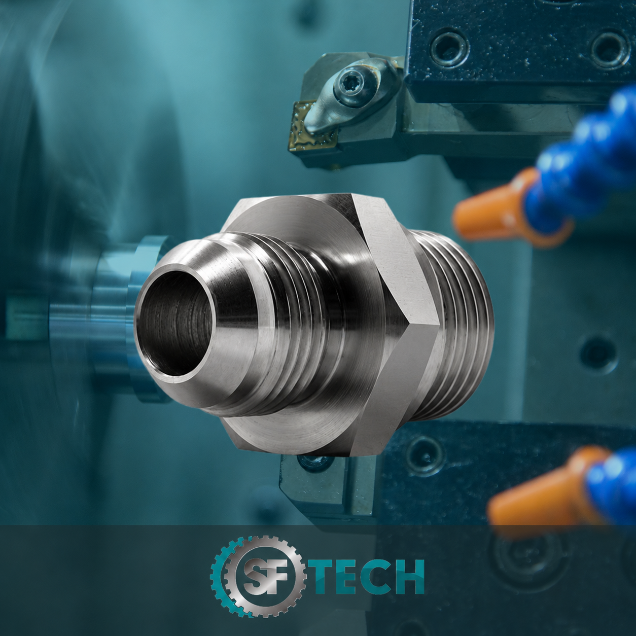 Adaptador JIC 37° fabricado pela SFTECH — Viamão RS
